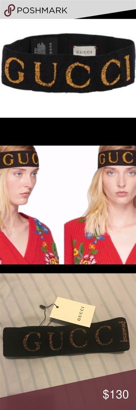 authentic Gucci headband black